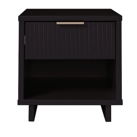 Manhattan Comfort Granville Nightstand 1.0 in Black NS-5002